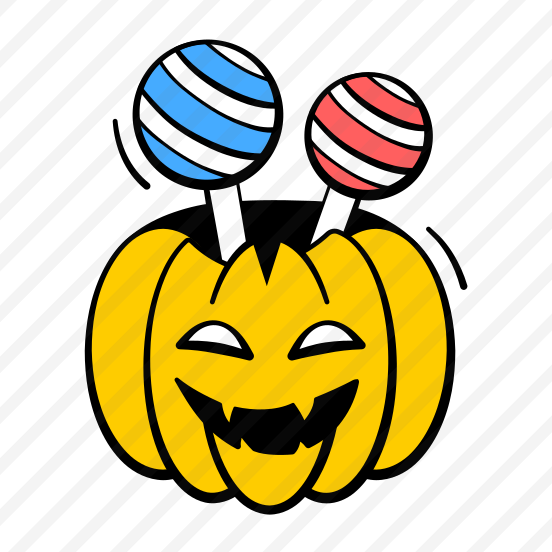 Pumpkin, Candy, Halloween, Dessert, Lollipop, Creepy, Eerie, preview