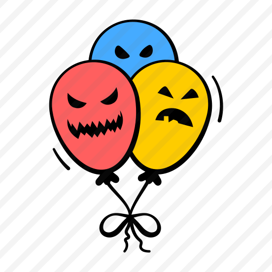Scary, Balloons, Spooky, Creepy, Eerie, Halloween, Haunted, preview