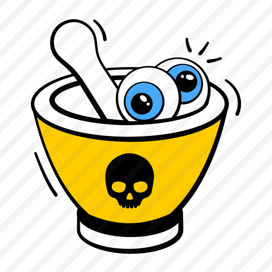 Scary, Mortar, Haunted, Halloween, Creepy, Spooky, Eyeballs, preview