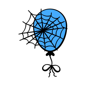 Spooky, Balloon, Eerie, Scary, Creepy, Scary, Halloween, icon