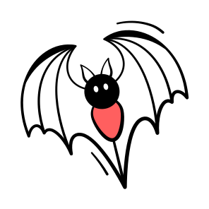 Spooky, Bat, Halloween, Horror, Scary, Creepy, Chiroptera, icon