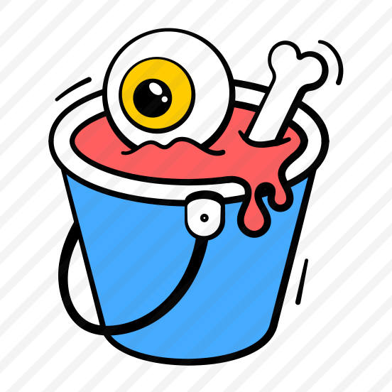 Spooky, Bucket, Horror, Haunted, Eyeballs, Scary, Halloween, preview