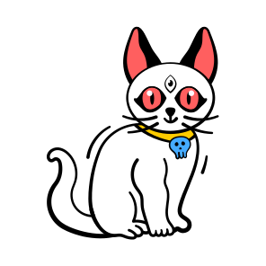 Spooky, Creepy, Haunted, Cat, Feline, Evil, Scary, icon