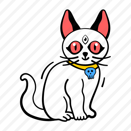 Spooky, Creepy, Haunted, Cat, Feline, Evil, Scary, preview