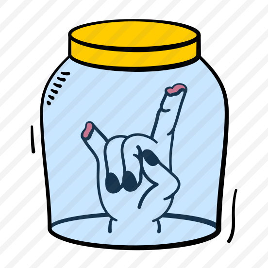 Spooky, Jar, Container, Monster, Hand, Horror, Haunted, preview