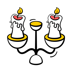 Spooky, Scary, Haunted, Creepy, Horror, Candles, Candlelight, icon