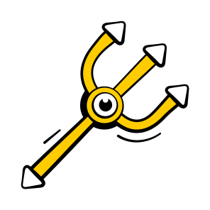 Trident, Weapon, Halloween, Spooky, Scary, Gothic, Demon, icon