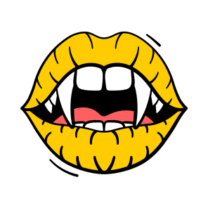 Vampire, Fangs, Halloween, Spooky, Eerie, Scary, Haunted, icon