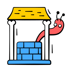Wishing, Well, Haunted, Spooky, Creepy, Scary, Horror, icon