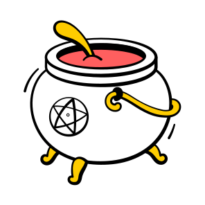 Witch, Cauldron, Halloween, Spooky, Scary, Horror, Potion, icon