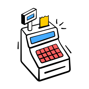 Cash, Register, Pos, Checkout, Counter icon