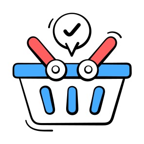 Confirmed, Order, Shopping, Cart, Basket icon