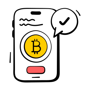 Crypto, Payment, Currency, Digital, Mobile icon