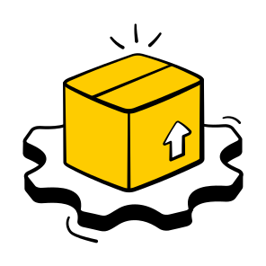 Delivery, Management, Parcel, Package, Processing icon