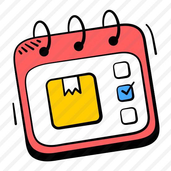 Delivery, Schedule, Calendar, Shipping, Ecommerce, preview