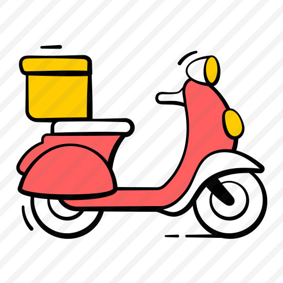 Delivery, Scooter, Shipping, Logistics, Cargo preview
