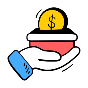 Donation, Box, Charity, Fundraising, Payment icon