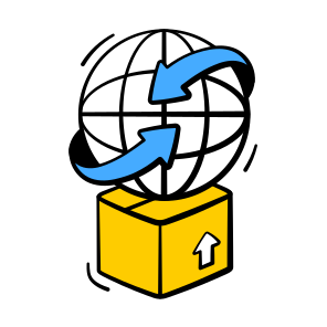 Global, Shipping, Courier, International, Logistics icon