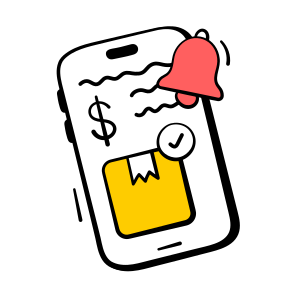 Order, Alert, Notification, Package, Shipping icon