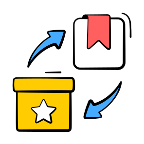 Parcel, Return, Refund, Exchange, Order icon