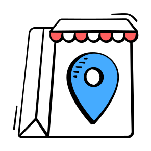Store, Location, Ecommerce, Navigation, Online icon