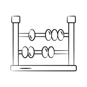 Abacus, Beads, Counting, Calculator, Maths icon