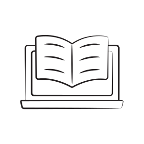 Book, Library, Course, Lesson, Online icon