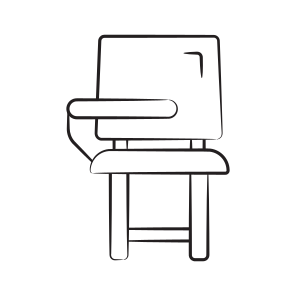 Chair, Seat, Sitting, Furniture, Interior icon