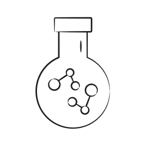 Chemistry, Flask, Glassware, Lab, Chemical icon