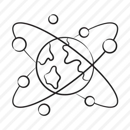 Galaxy, Orbit, Space, Science, Atom preview