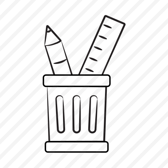 Holder, Stationery, Supplies, Pencil, Ruler preview