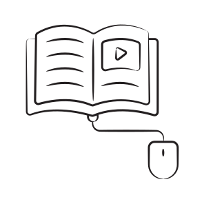 Library, Book, Elearning, Course, Lesson icon