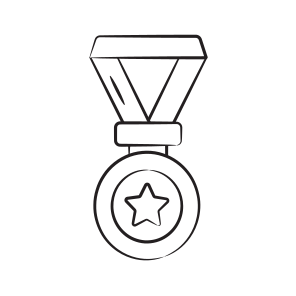Medal, Achievement, Prize, Reward, Award icon