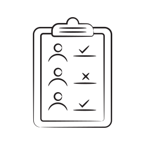 Paper, Absent, Clipboard, Attendance, Sheet icon