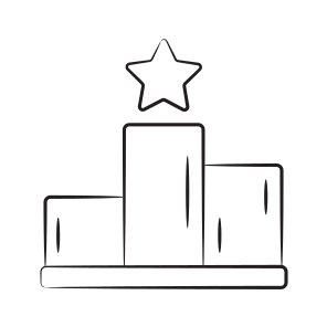 Podium, Ranking, Ratings, Reward, Achievement icon