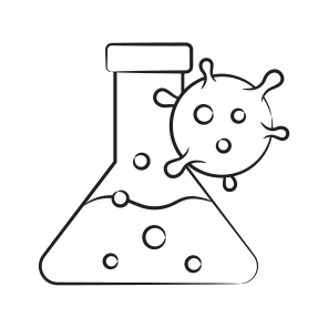 Research, Infection, Chemical, Experiment, Beaker icon
