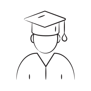 Scholar, Graduate, Student, Pupil, Degree icon