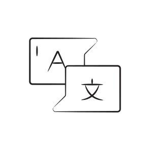 Translator, Chat, Practice, Linguistics, Language icon