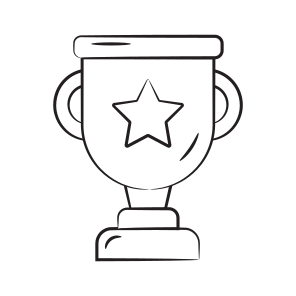 Trophy, Award, Reward, Prie, Achievement icon