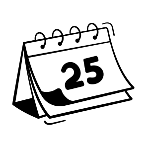 Calendar, Christmas, Holiday, Celebration, Almanac icon