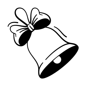 Christmas, Bell, Holiday, Seasonal, Decoration icon