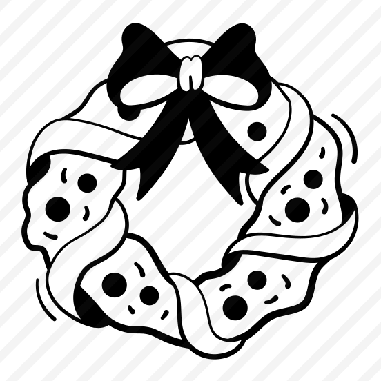 Christmas, Wreath, Welcome, Greetings, Traditional preview