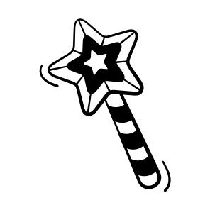 Magic, Wand, Star, Fantasy, Spell icon