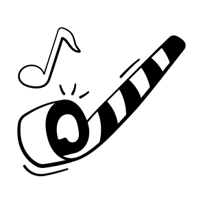 Party, Blower, Whistle, Celebration, Noisemaker icon