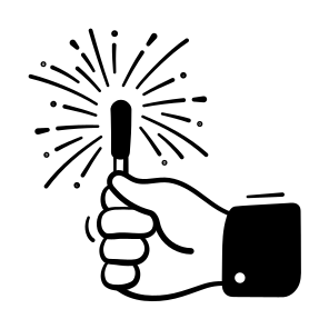 Sparkler, New Year, Celebration, Christmas icon