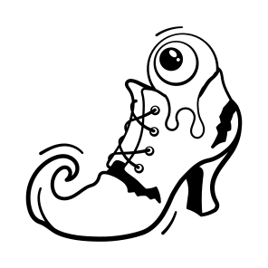 Bloody, Shoe, Halloween, Spooky, Creepy, Horror, Haunted, icon