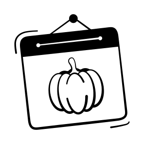Calendar, Halloween, Reminder, Event, Festive, Spooky, Scary, icon