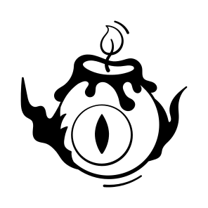 Creepy, Candle, Candlelight, Illumination, Halloween, Scary, Haunted, icon