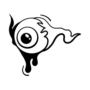 Creepy, Eye, Eerie, Bloody, Halloween, Horror, Haunted, icon