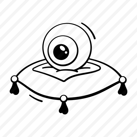 Creepy, Pillow, Floating, Cushion, Monster, Halloween, Haunted, preview
